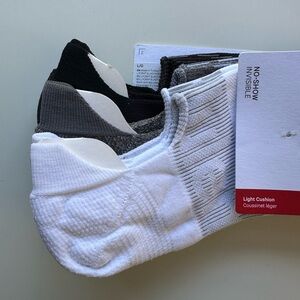 Lululemon Training Power Stride with Active Heel Grip No Show Sock, Size L